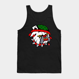 Bulldog ace of spades Tank Top